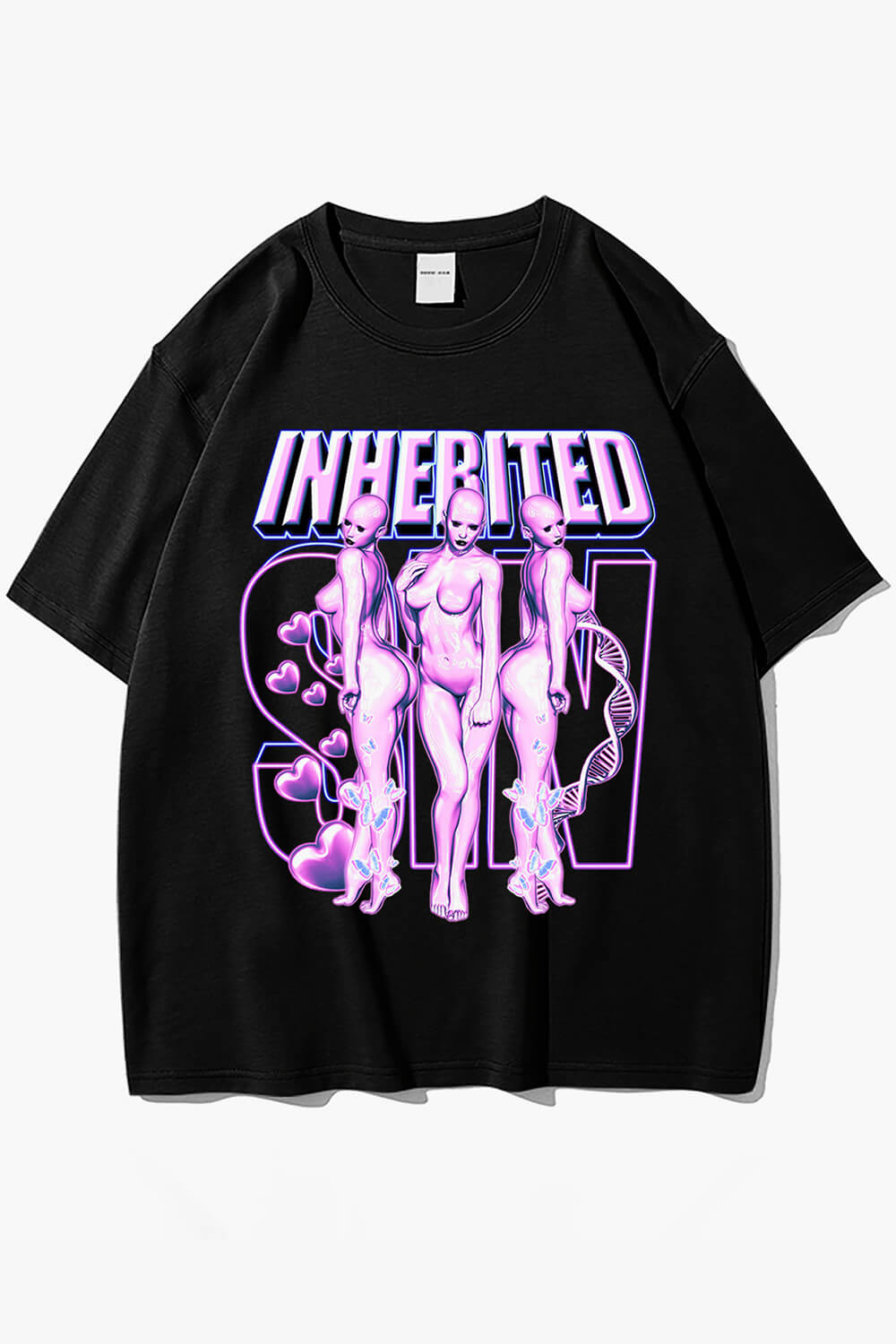 Cyber Y2K T-Shirt Inherited - Aesthetic Clothes Shop