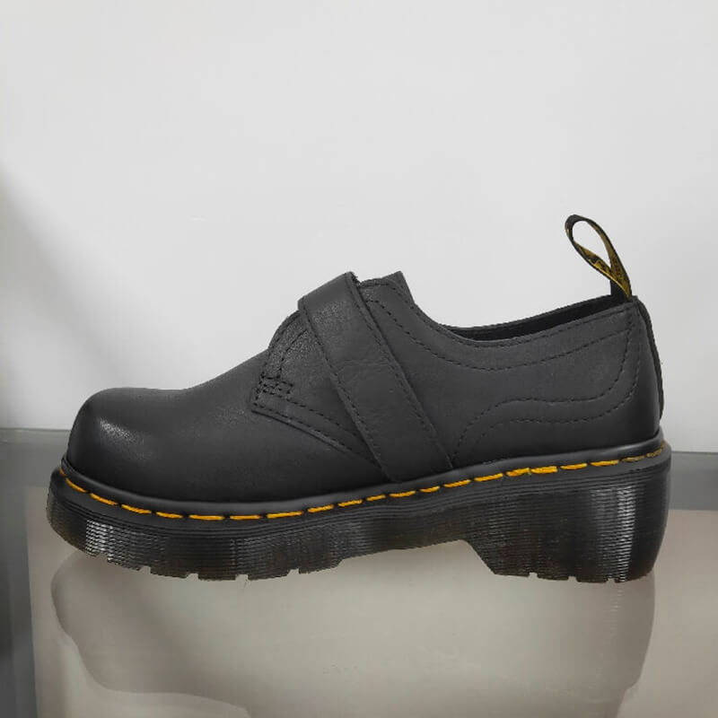 Dark Academia Martens Ankle Shoes Platform Retro Buckle