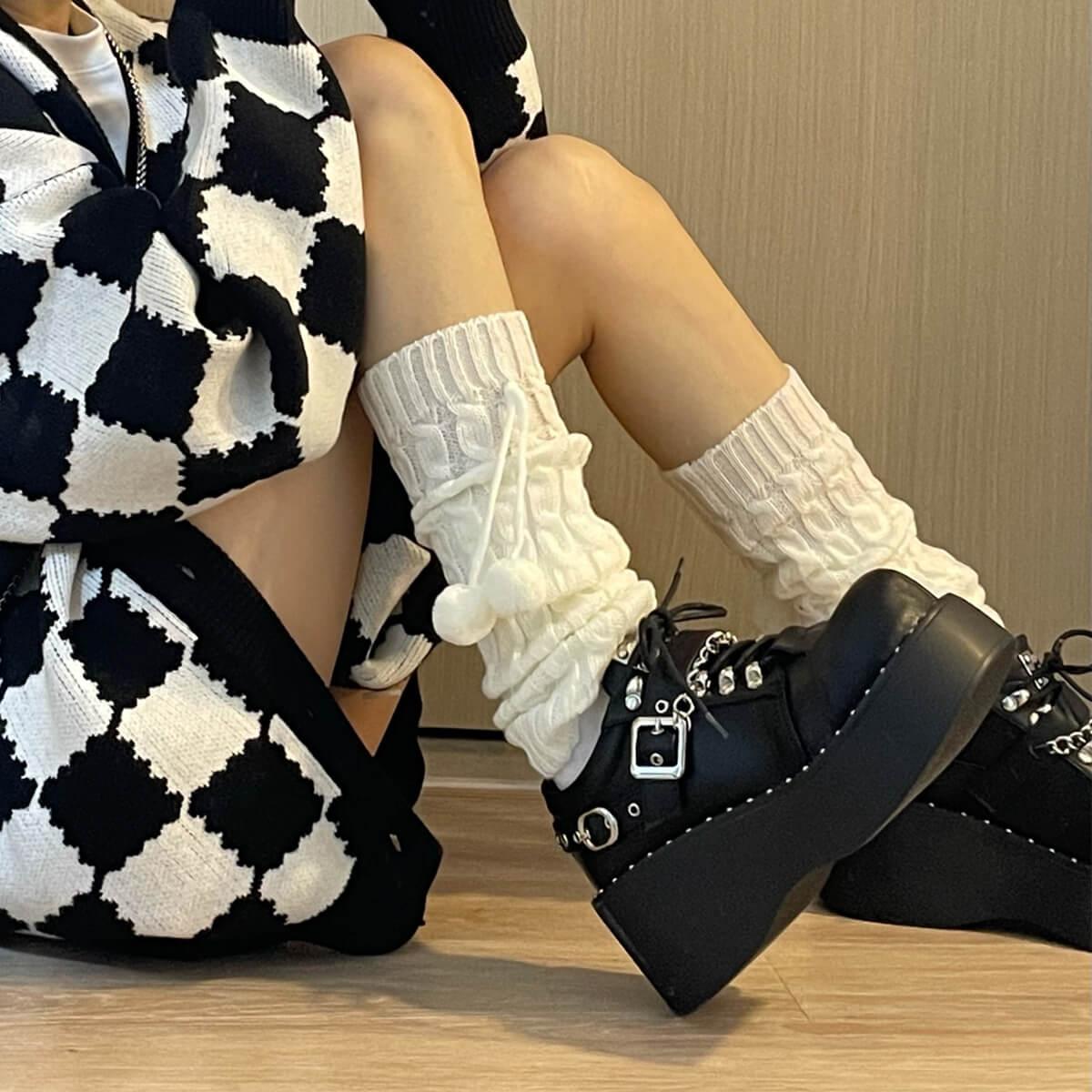 Dark Grunge Aesthetic Creeper Shoes - Aesthetic Clothes Shop