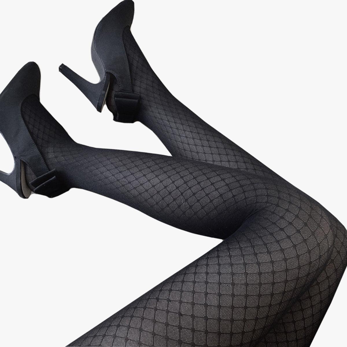 Dark Net Black Tights Goth Aesthetic - Aesthetic Clothes Shop