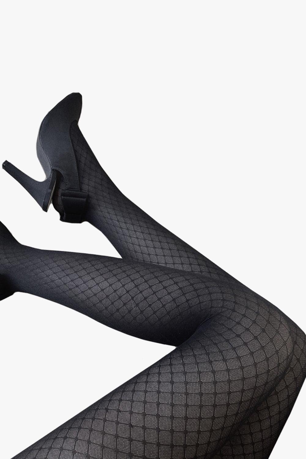 Dark Net Black Tights Goth Aesthetic - Aesthetic Clothes Shop