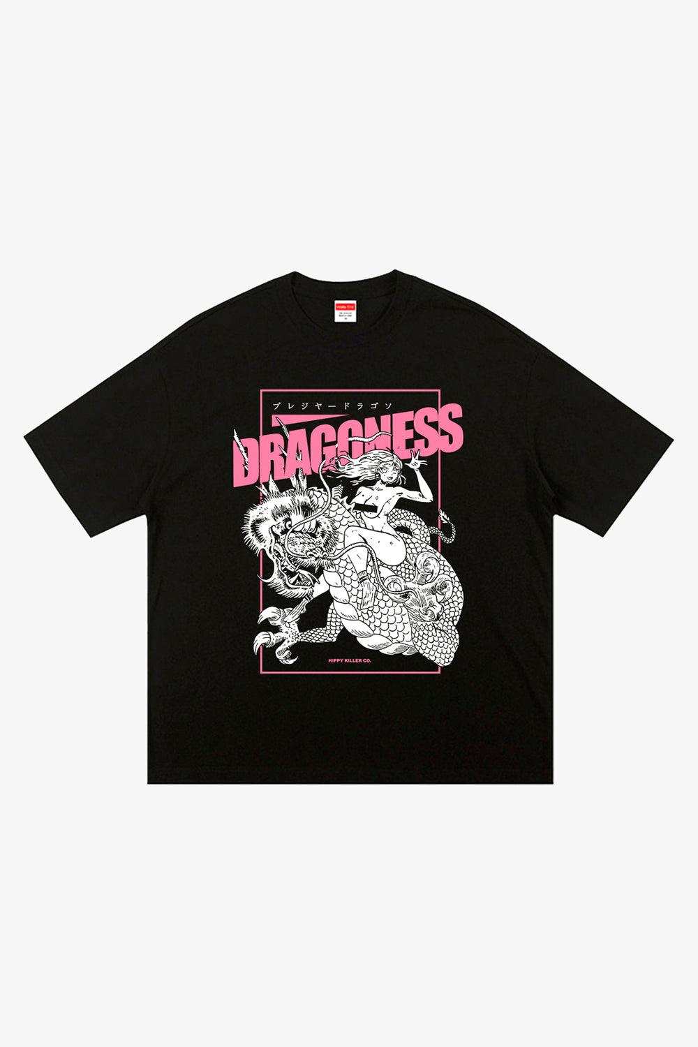 Dragoness Retro Anime T-Shirt - Aesthetic Clothes Shop