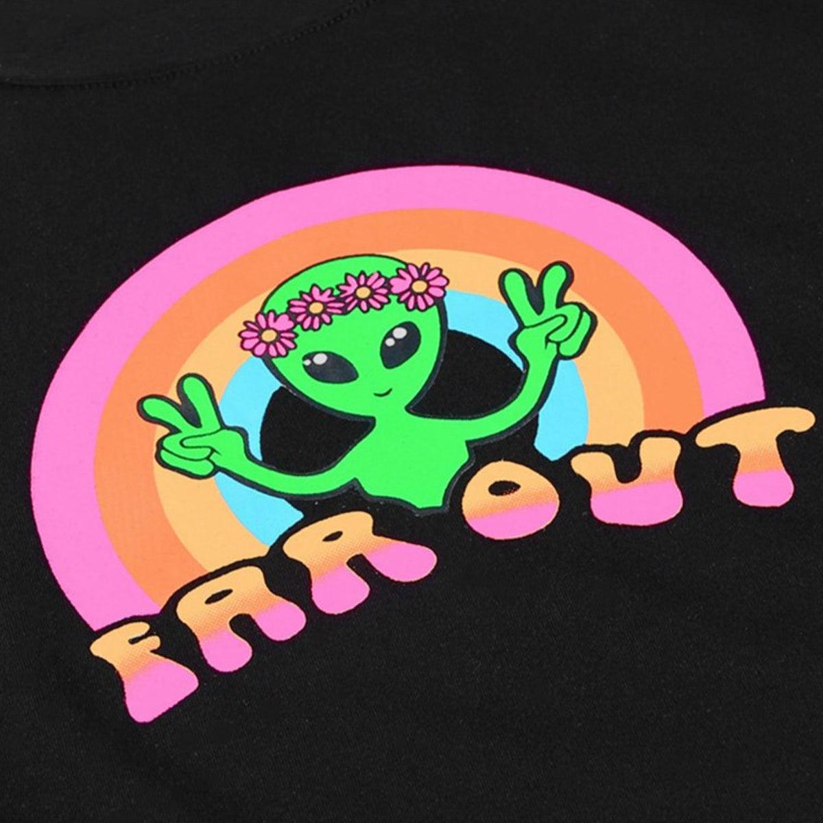 Far Out Crop Top Alien Aesthetic - Aesthetic Clothes Shop