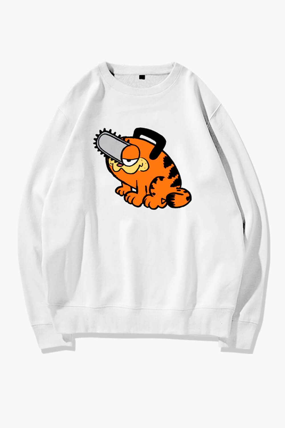 Garfield Pochita Sweatshirt Chainsaw Man