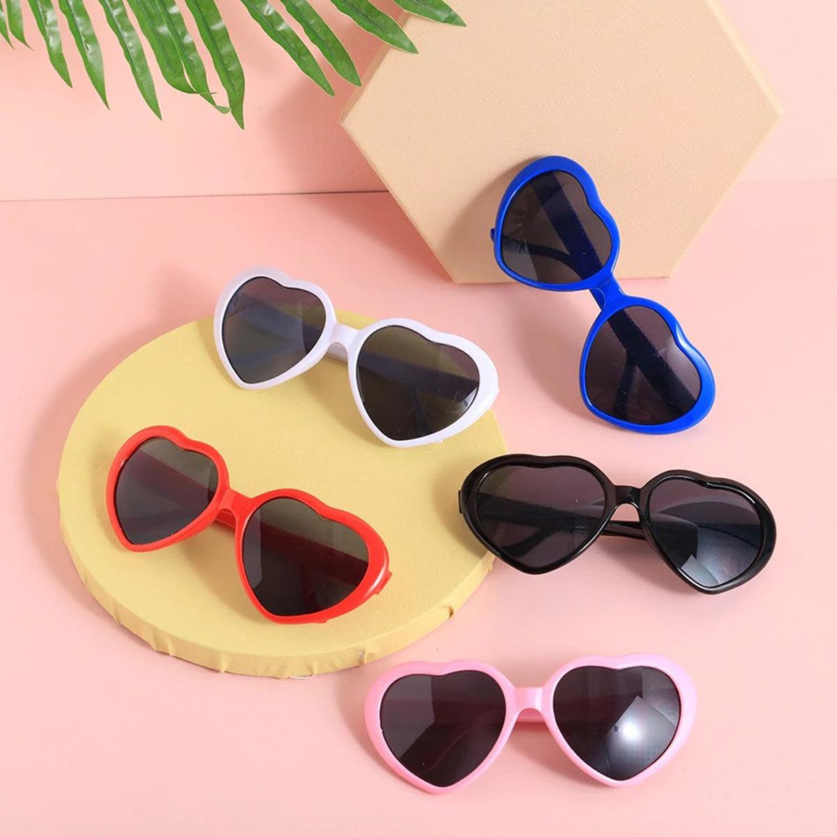 GloFX Heart Diffraction Glasses - Aesthetic Clothes Shop