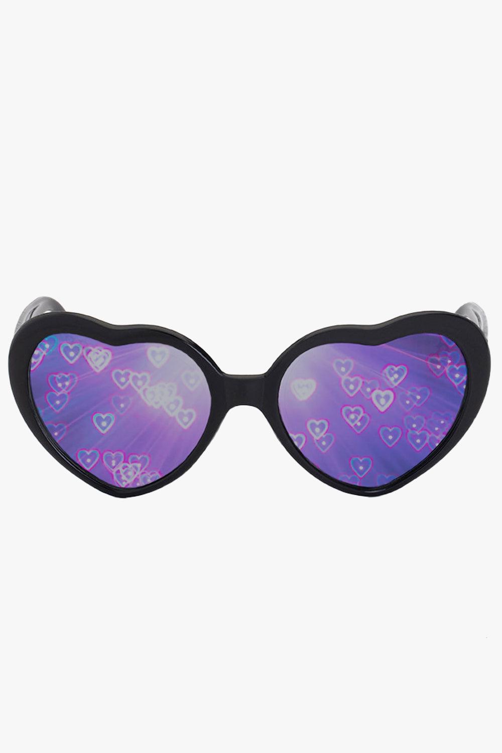 GloFX Heart Diffraction Glasses - Aesthetic Clothes Shop