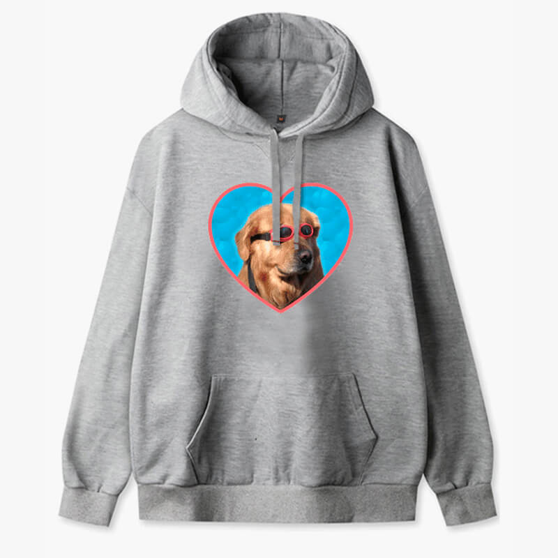 Golden Retriever Dog In Swimming Goggles Hoodie