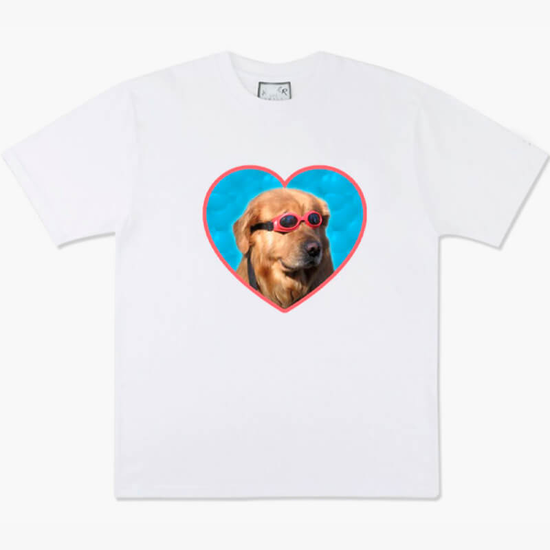 Golden Retriever Dog In Swimming Goggles T-Shirt Memecore
