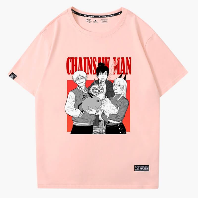 Hayakawa Family T-Shirt Chainsaw Man Trio - Aesthetic Clothes Shop
