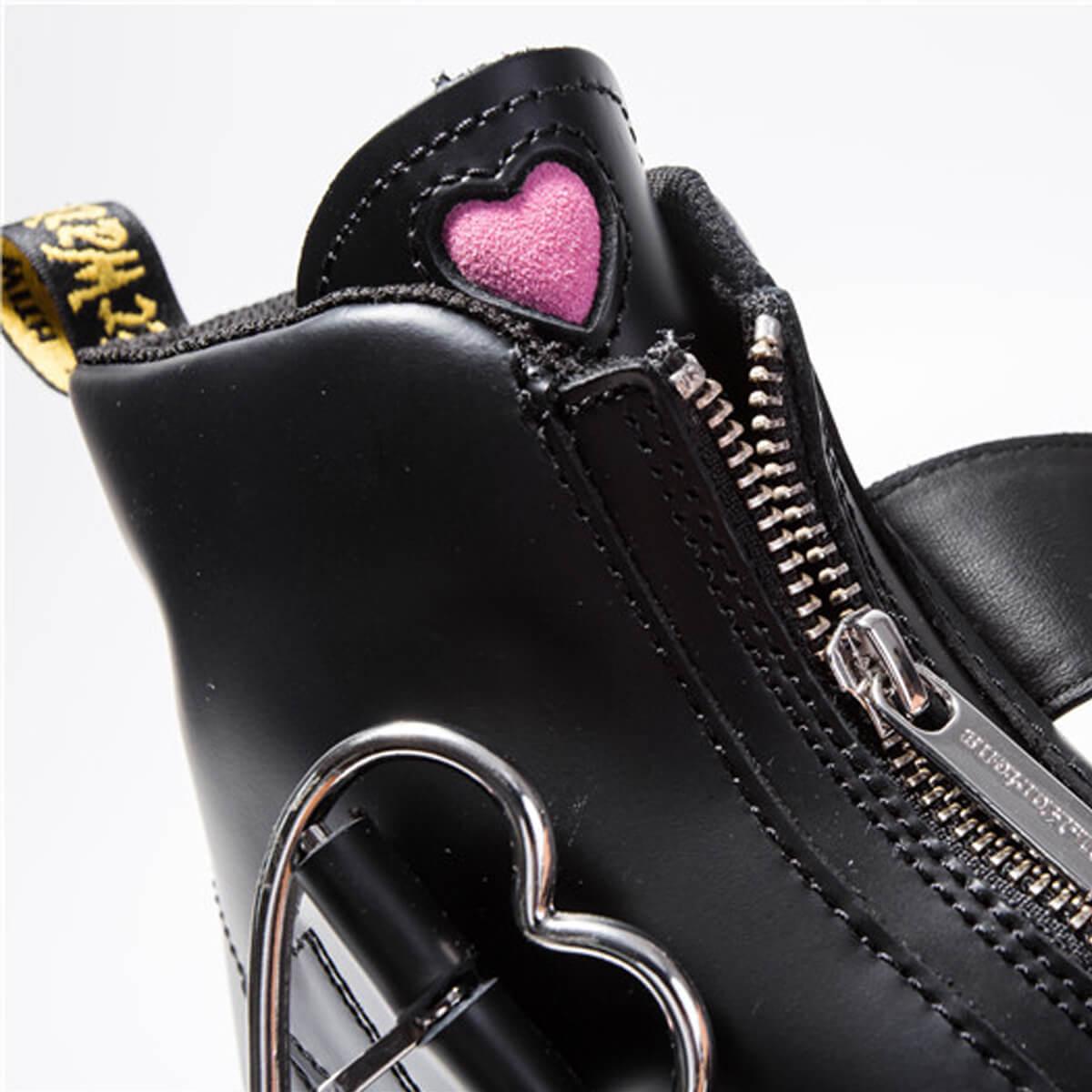 Doc martens heart sale buckle boots