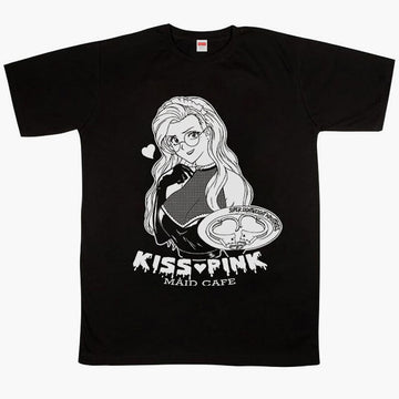 Hot Maid Cafe HVY BLK Anime Darkcore T-Shirt