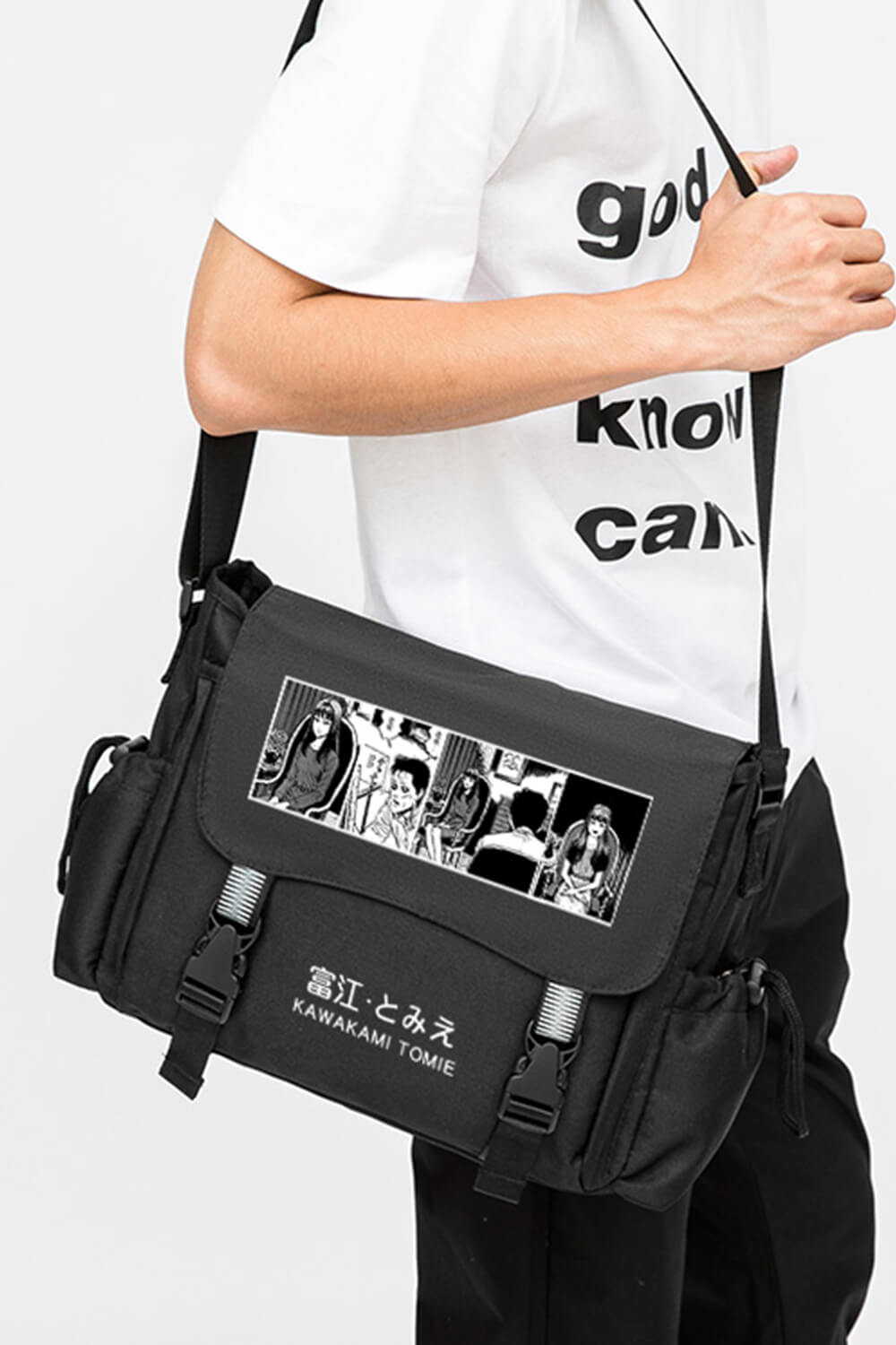 Kawakami Tomie Messenger Shoulder Bag