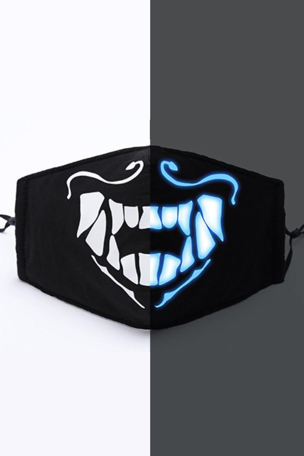 KDA Akali Face Mask Glow in the Dark - Aesthetic Clothes Shop