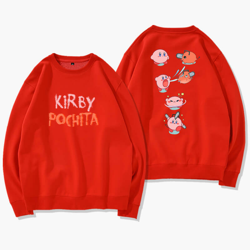 Kirby Pochita Chainsaw Man Sweatshirt