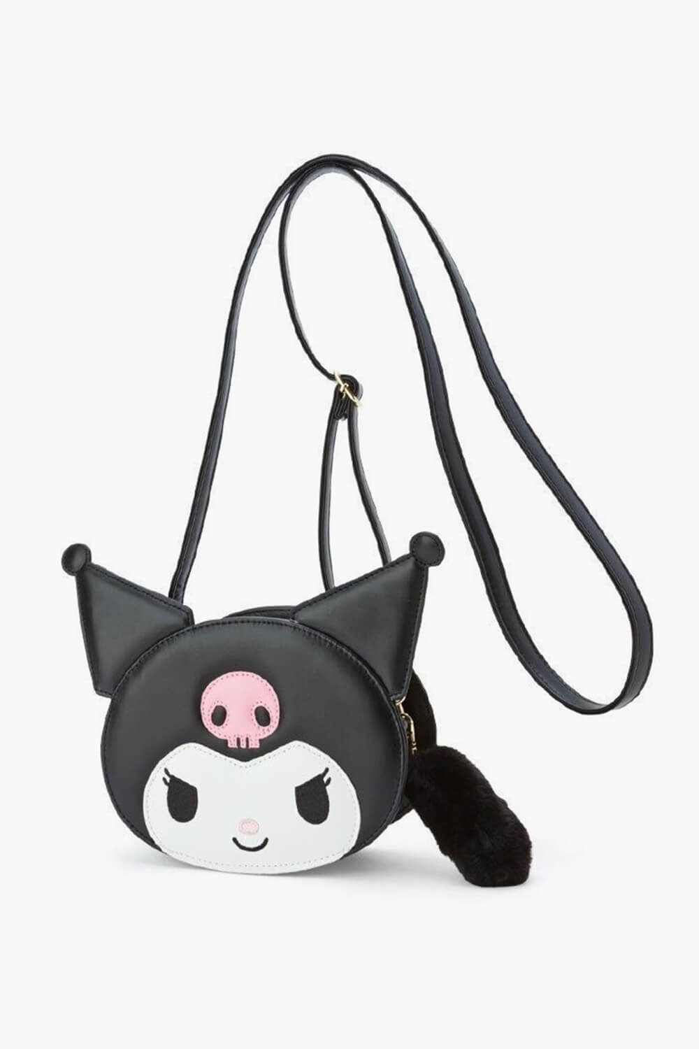 Kuromi Head Messenger Bag Sanrio