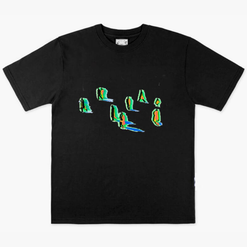 Laser Crowd Abstract Aesthetic Tee