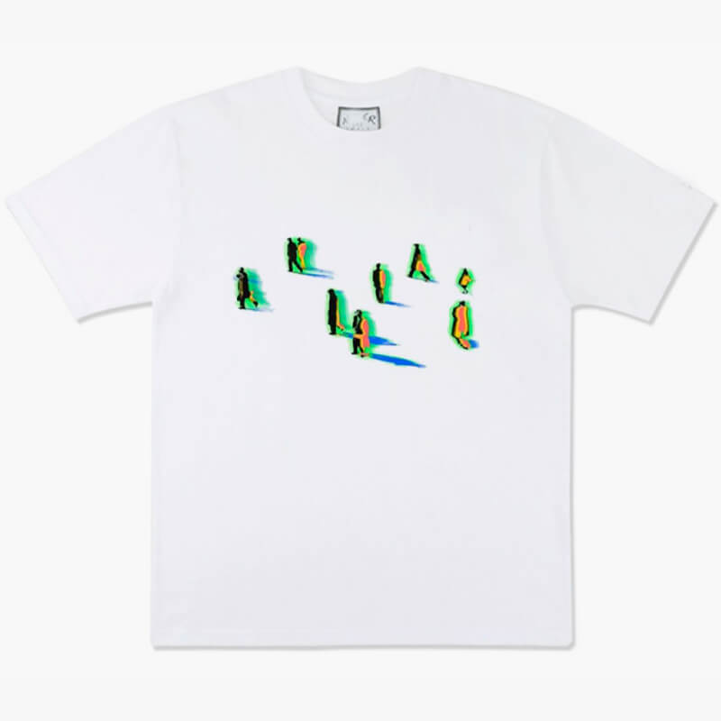 Laser Crowd Abstract Aesthetic Tee