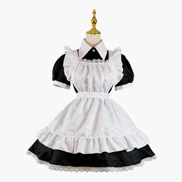 Maid Short Dress Puff Sleeve Maidcore