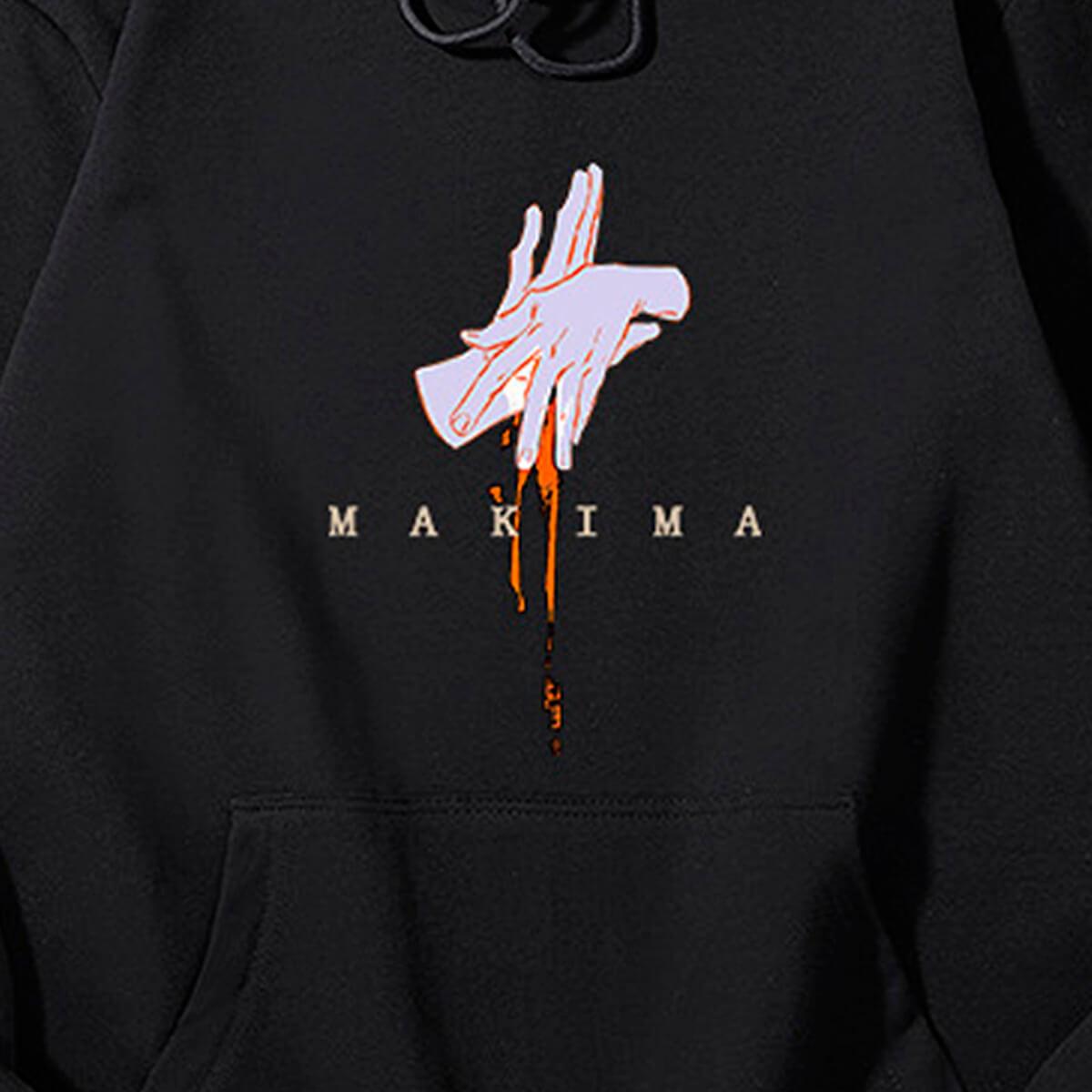 Makima Hand Sign Chainsaw Man Hoodie - Aesthetic Clothes Shop