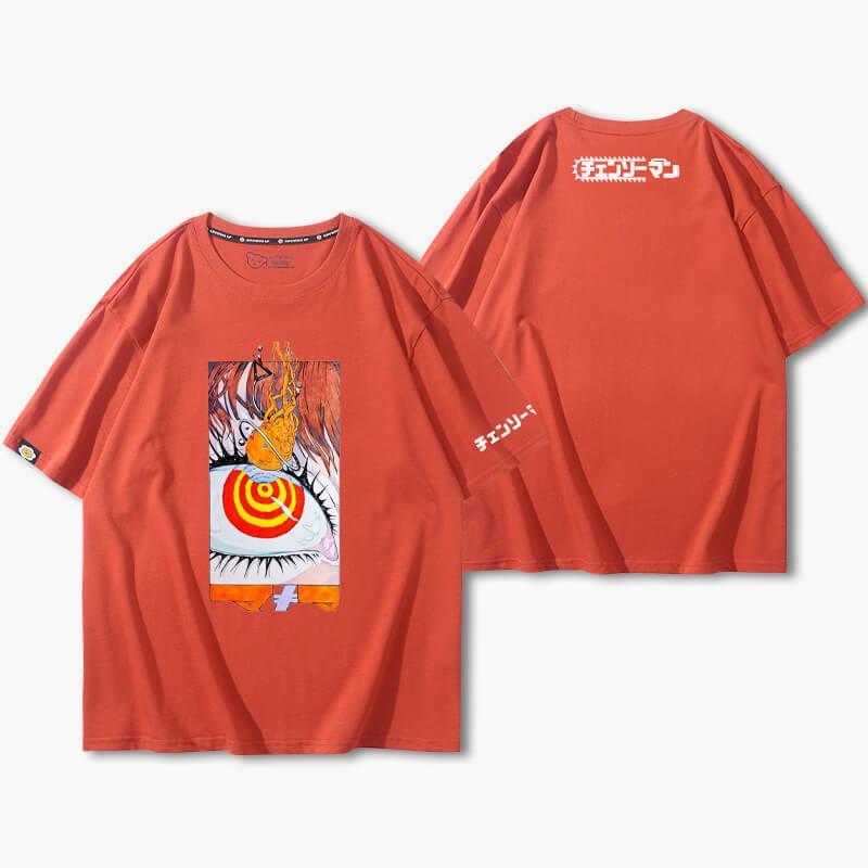 Makima Orange Eye Shirt Chainsaw Man - Aesthetic Clothes Shop