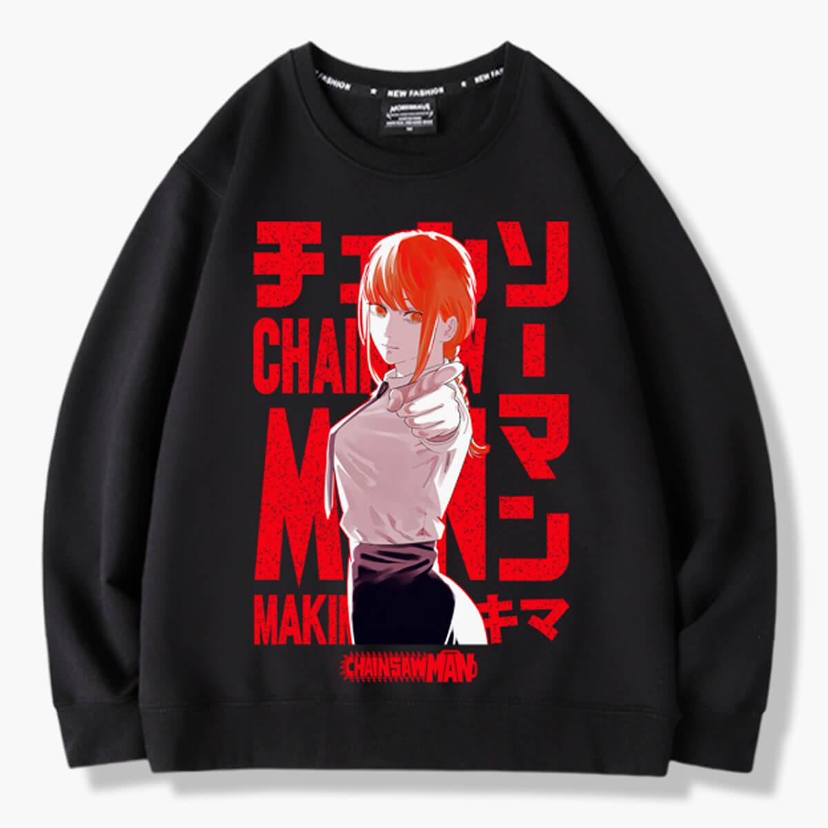 Makima Pointing Hand Chainsaw Man Sweatshirt - Aesthetic Clothes Shop