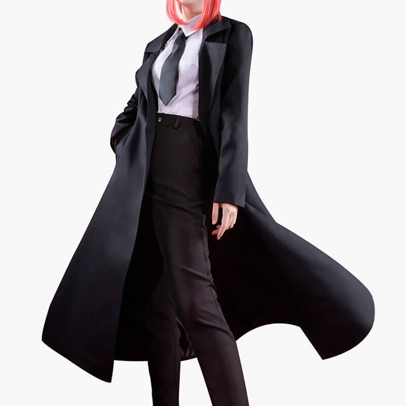 Makima Trench Coat and Suit Chainsaw Man Cosplay Outfit - Aesthetic Clothes Shop