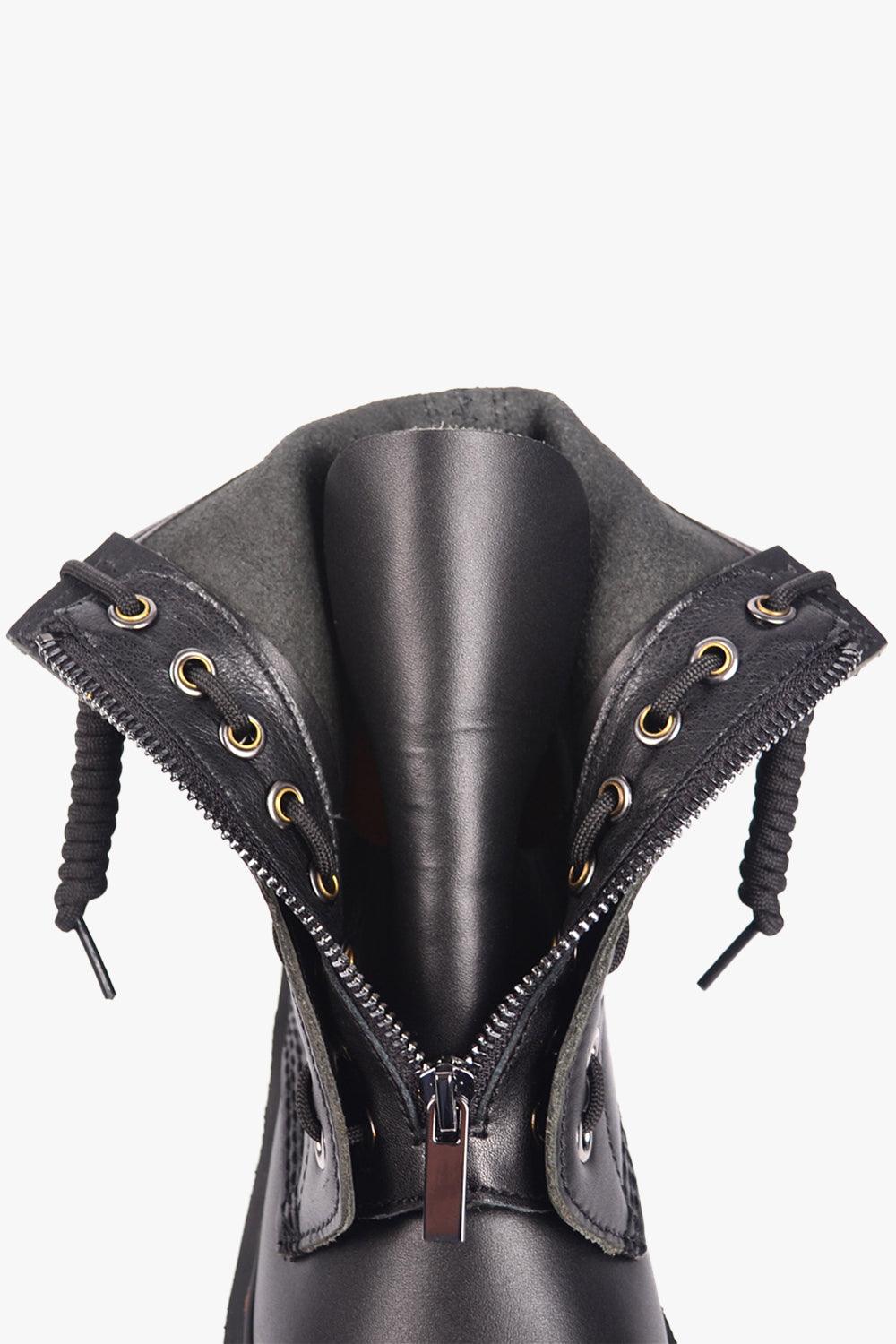 Martens Boots Lace Replacer Zipper 8 Holes - Aesthetic Clothes Shop