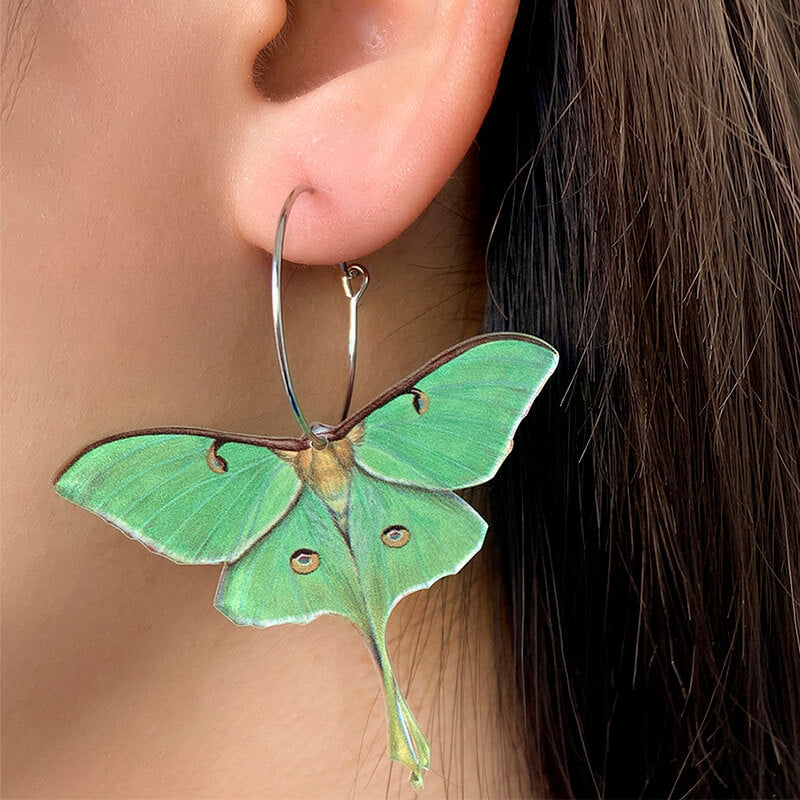Moth Aesthetic Earrings