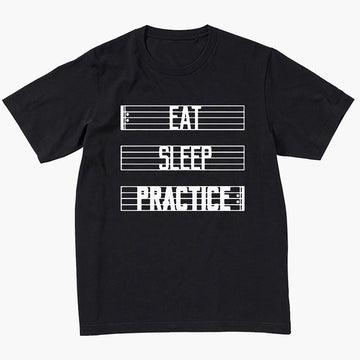 Music Aesthetic Eat Sleep Practice T-Shirt