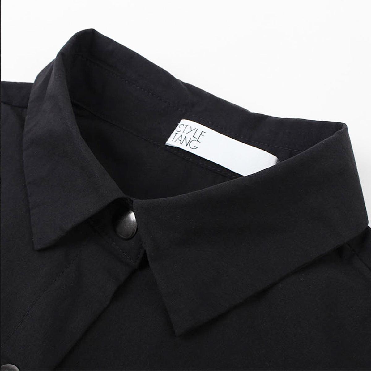 Not You Black Polo Shirt - Aesthetic Clothes Shop
