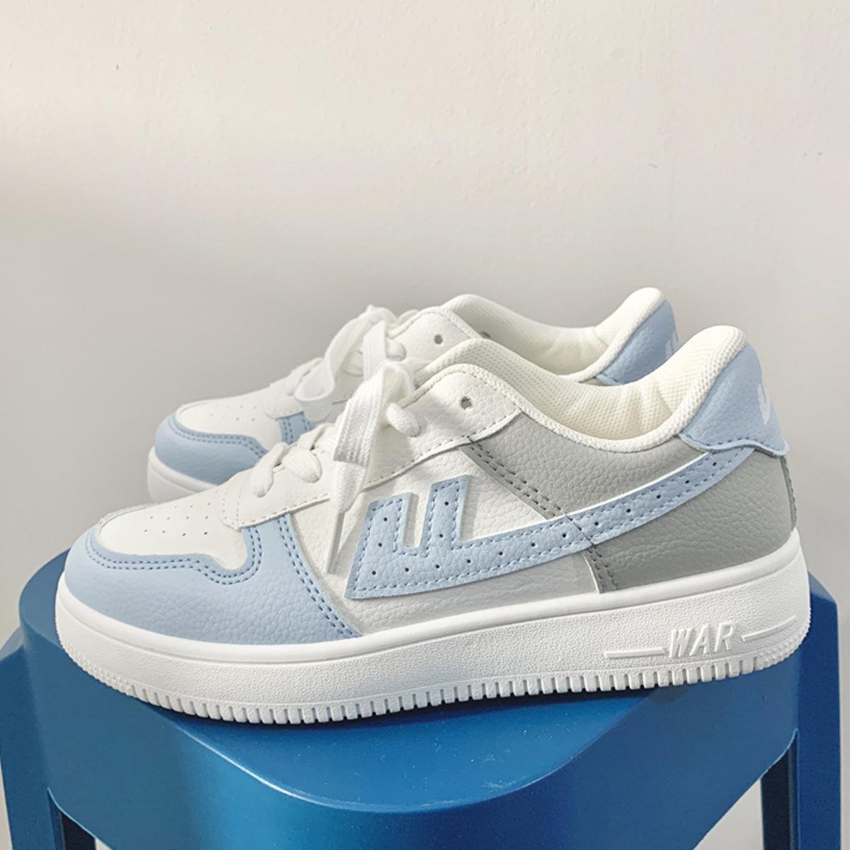 Pastel Blue Softie Aesthetic Sneakers - Aesthetic Clothes Shop