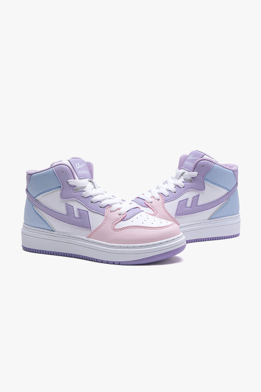 Pastel Purple High Ankle Aesthetic Sneakers