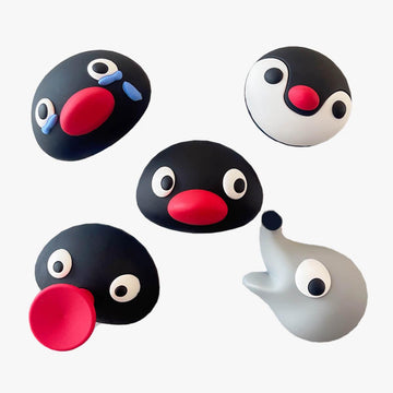 Pingu Penguin Decorative Refrigerator Stickers - Aesthetic Clothes Shop