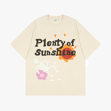 Plenty of Sunshine Skeleton T-Shirt - Aesthetic Clothes Shop
