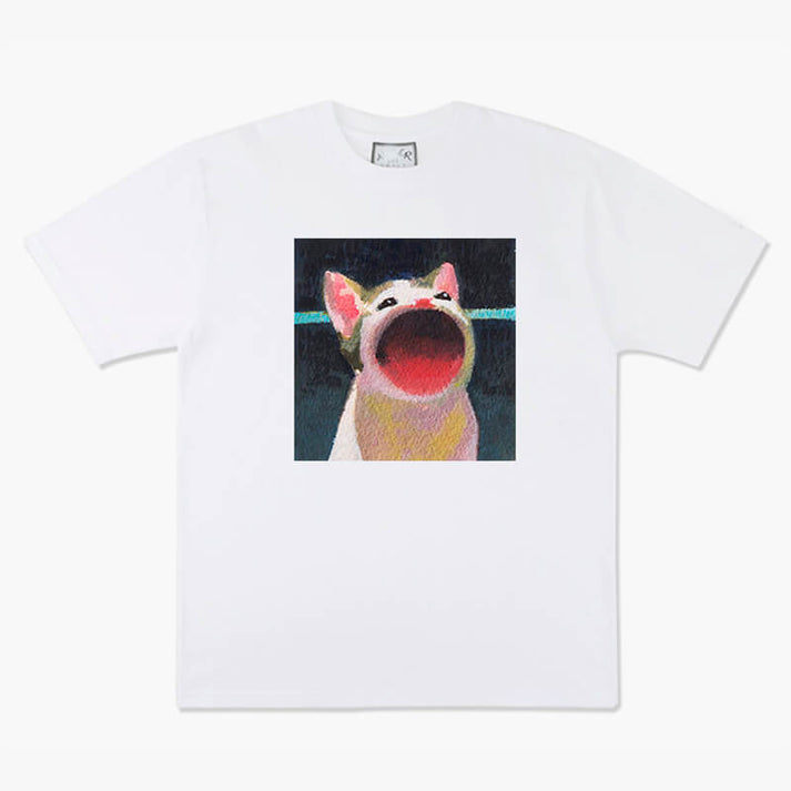 Pop Cat Meme Aesthetic T-Shirt - Aesthetic Clothes Shop