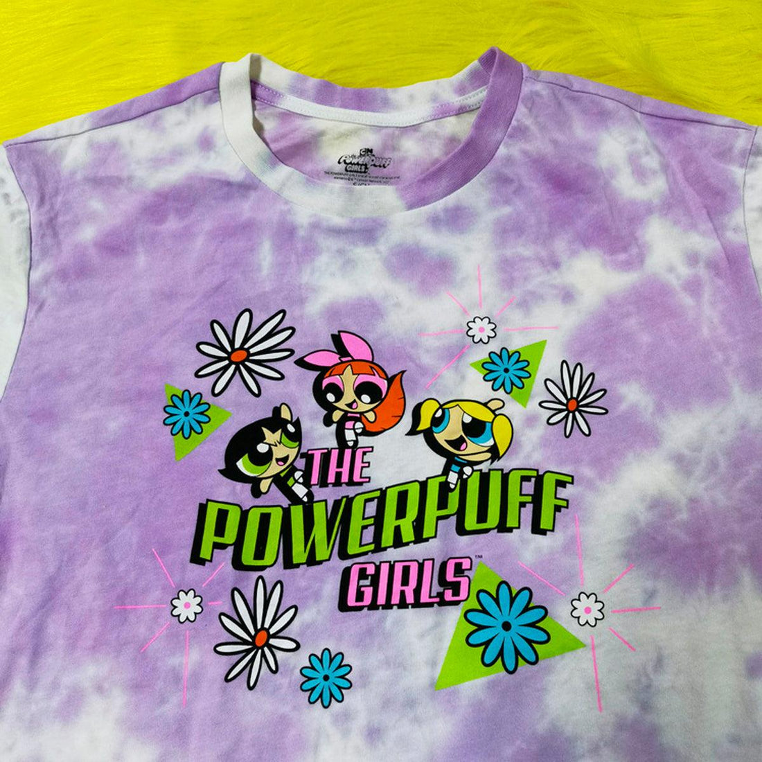 Powerpuff Girls Tie Dye Purple T Shirt • Aesthetic Clothes 