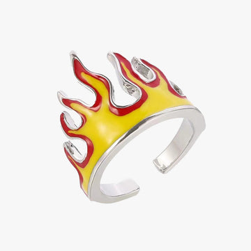 Rad Fire Ring Flame Aesthetic - Aesthetic Clothes Shop