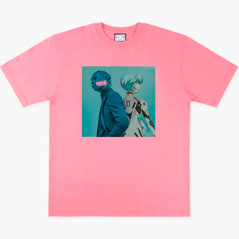 Rei Ayanami and Travis Scott Anime T-Shirt