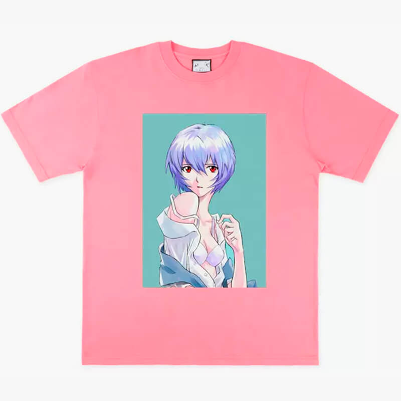 Rei Ayanami Horny Aesthetic Anime T-Shirt