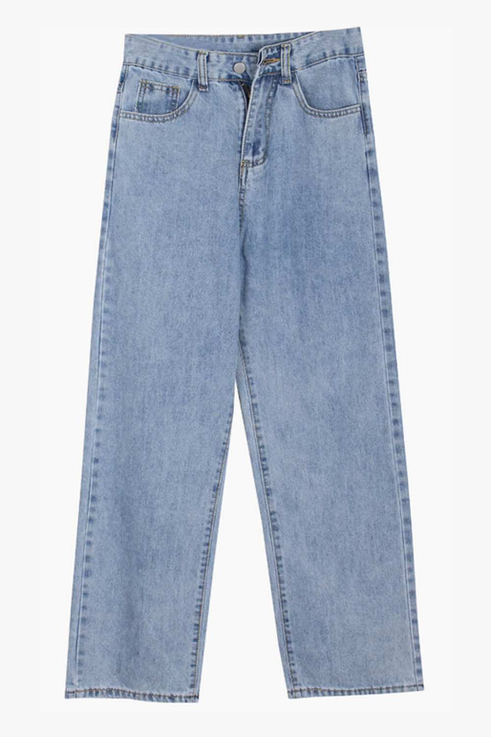 Retro Aesthetic Washed Loose Jeans