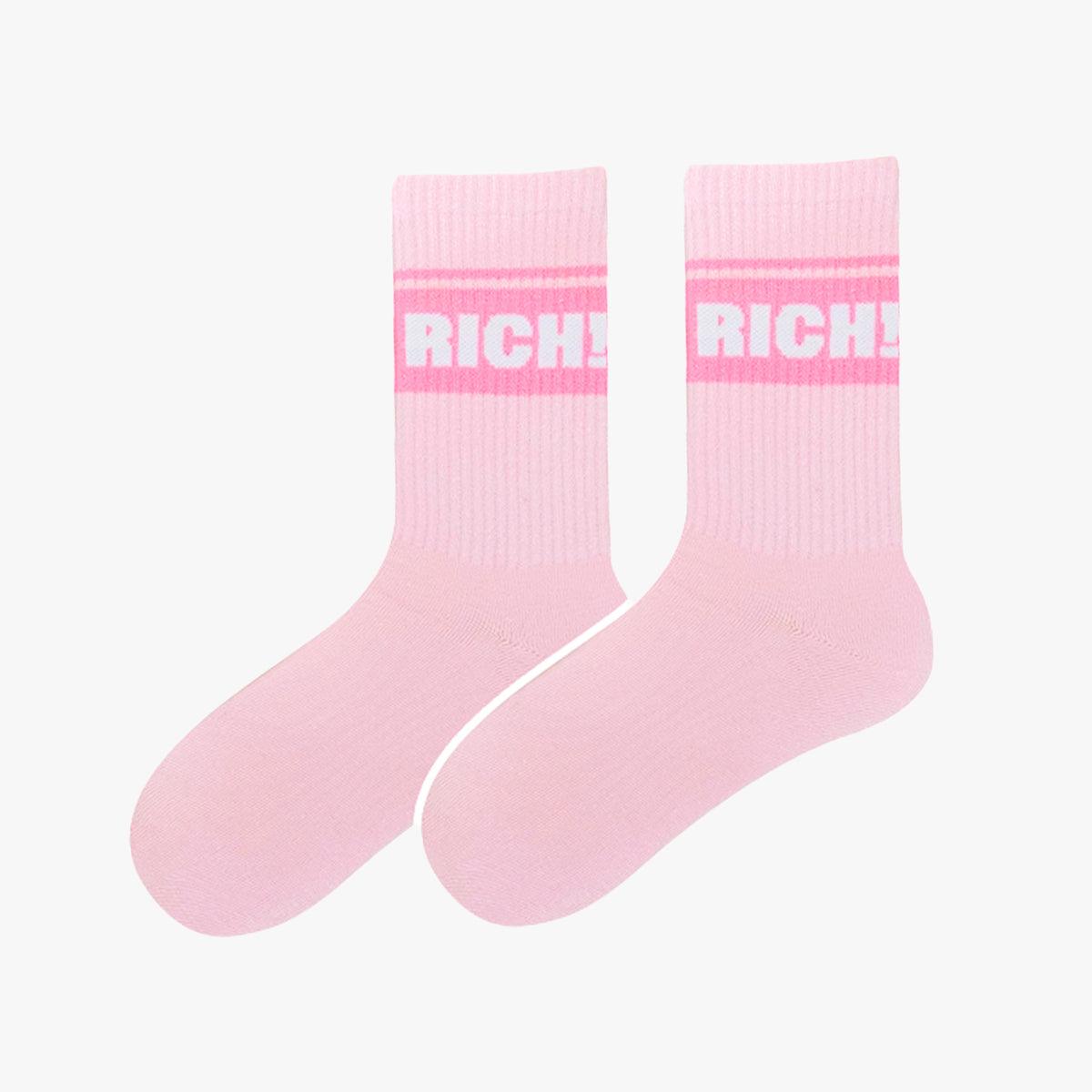Rich Rich Aesthetic Socks - Aesthetic Clothes Shop