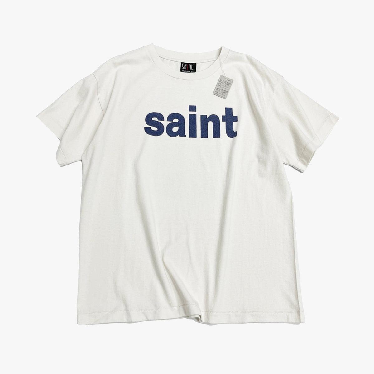Saint Aesthetic White T-Shirt - Aesthetic Clothes Shop