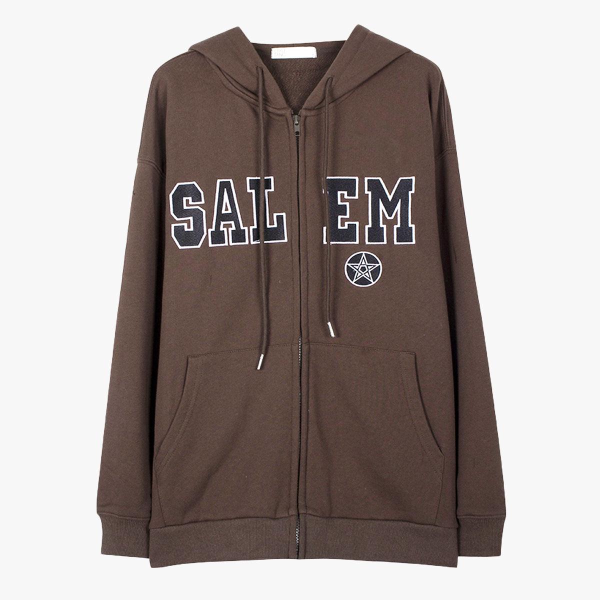 Salem Team College Style Hoodie - Aesthetic Clothes Shop
