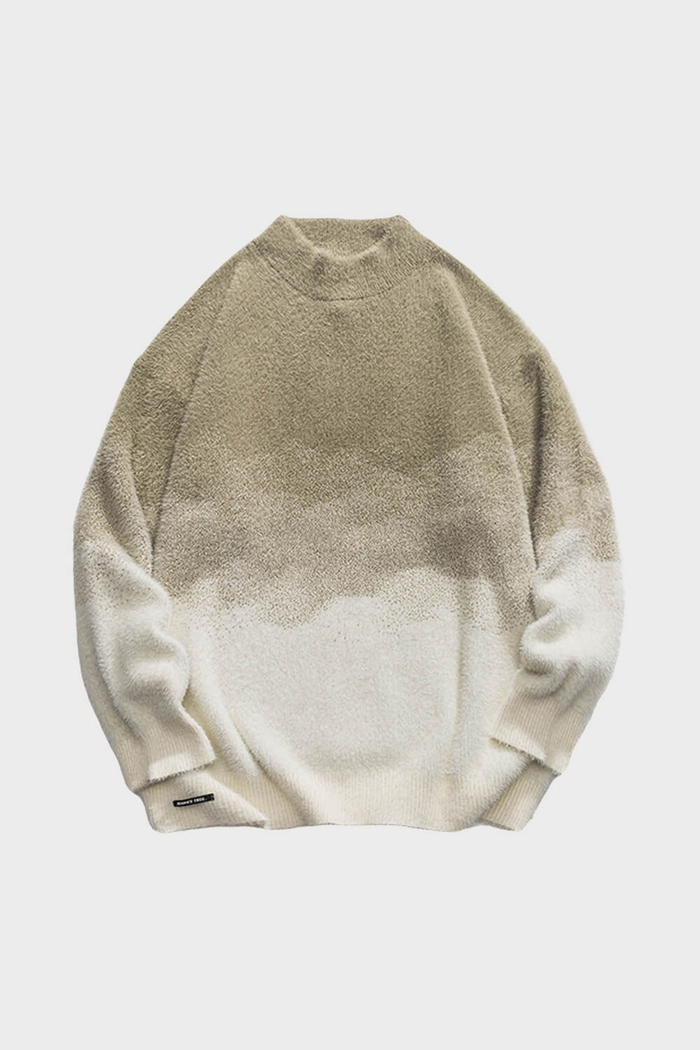 Sand Gradient Beige Aesthetic Sweater
