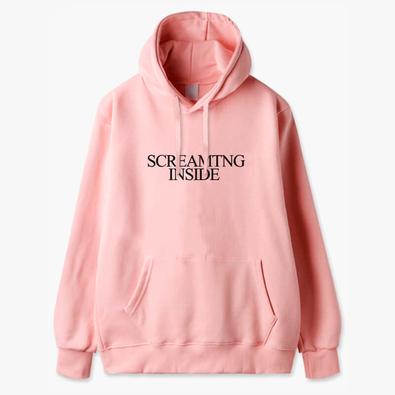 Screaming deals inside hoodie