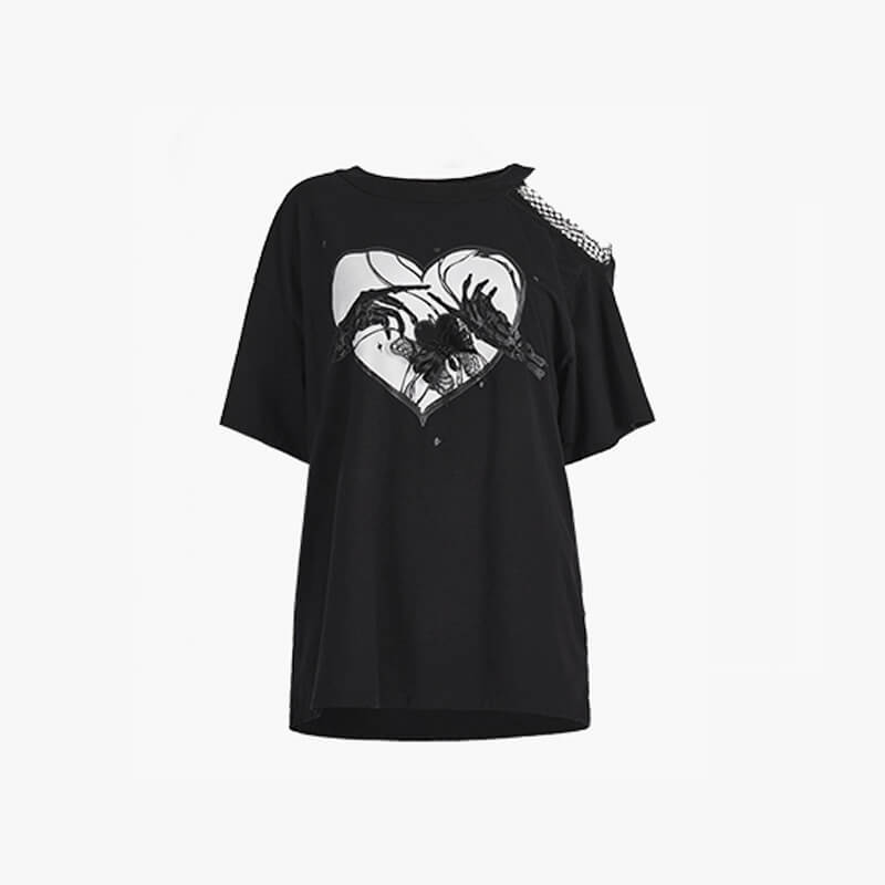Skeleton Hands Touch Goth T-Shirt