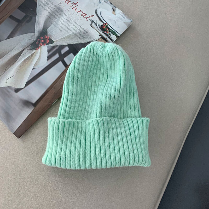 Soft Color Aesthetic Knit Hat