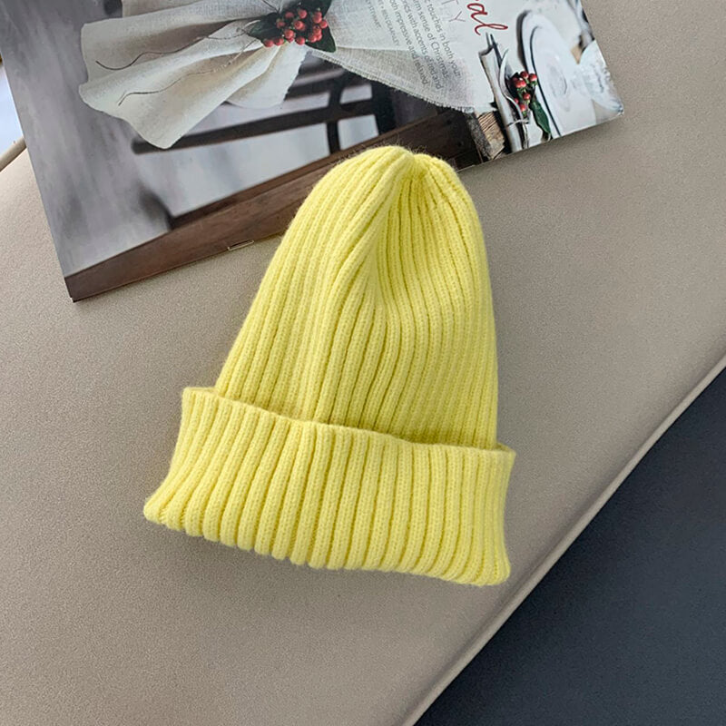 Soft Color Aesthetic Knit Hat