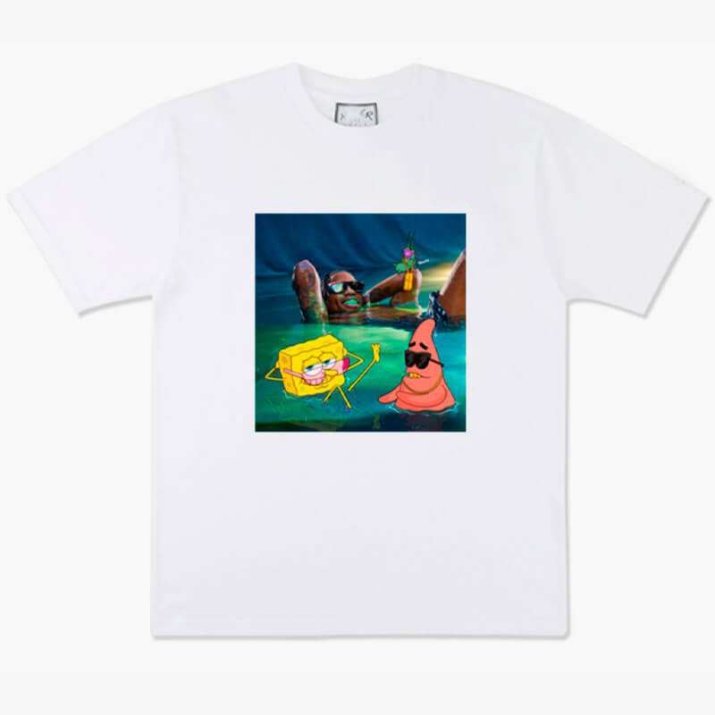 Sponge Bob and Asap Rocky T-Shirt Cartooncore