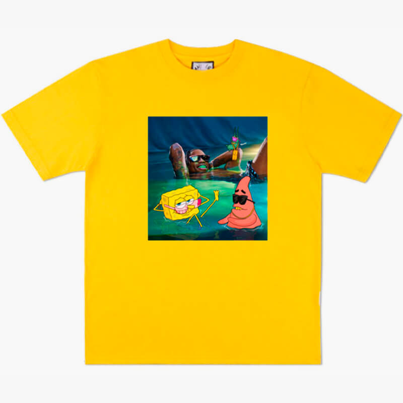 Sponge Bob and Asap Rocky T-Shirt Cartooncore